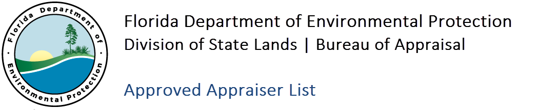 approved appraiser list