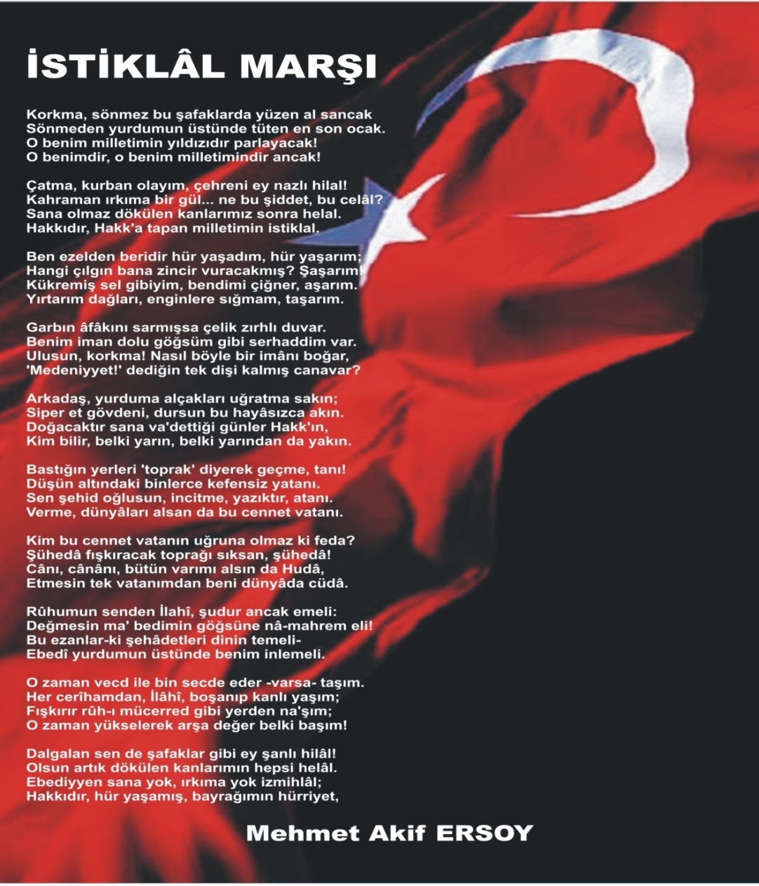 yeni istiklal marşı